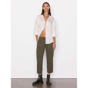 Frame Relaxed Utility Pant Olive Size 29